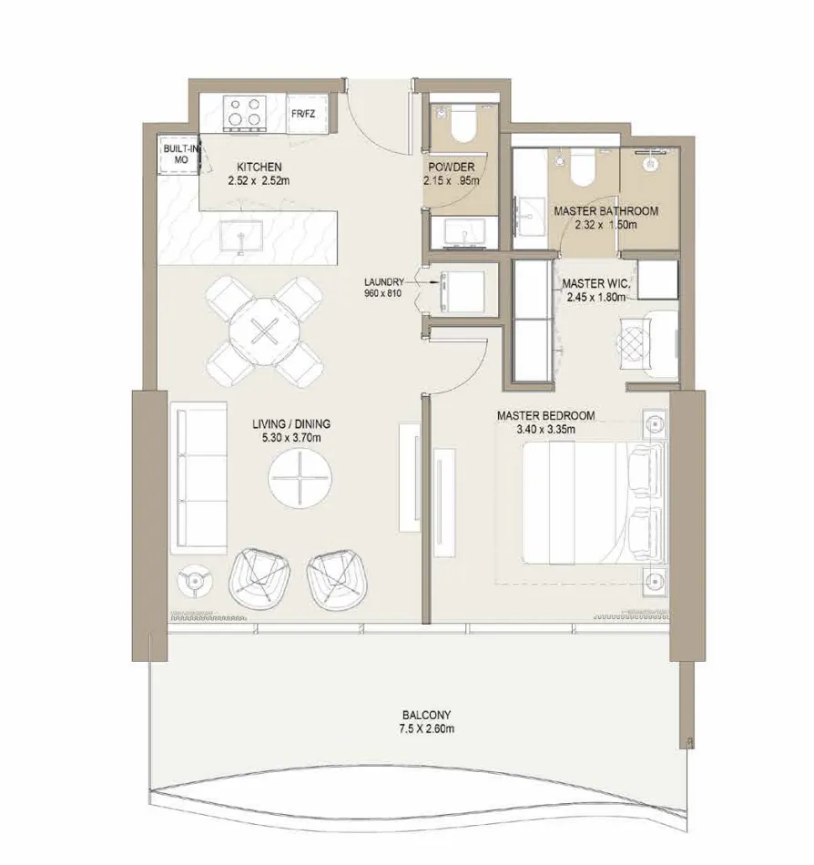 One Development Laguna Residence floor plan
