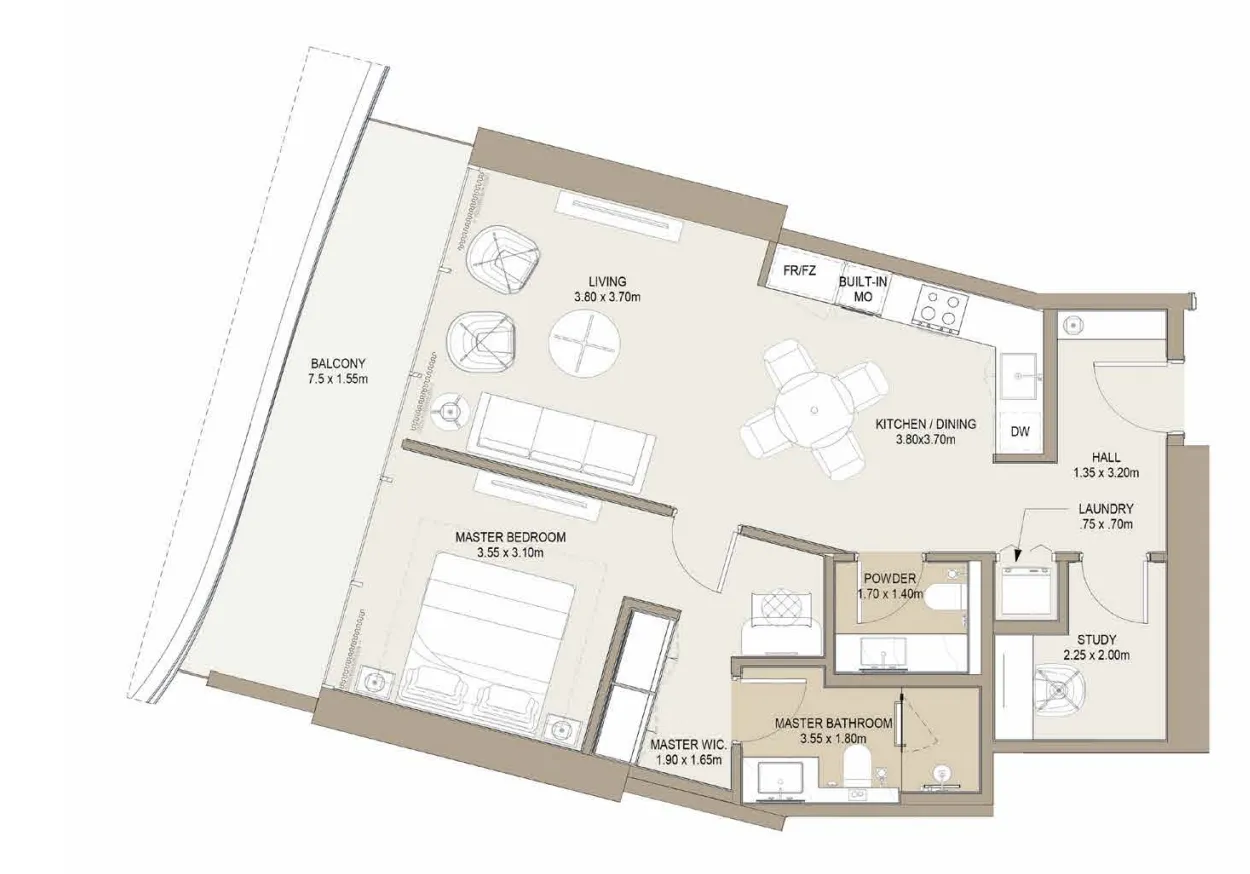 One Development Laguna Residence floor plan