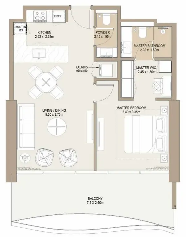 One Development Laguna Residence floor plan