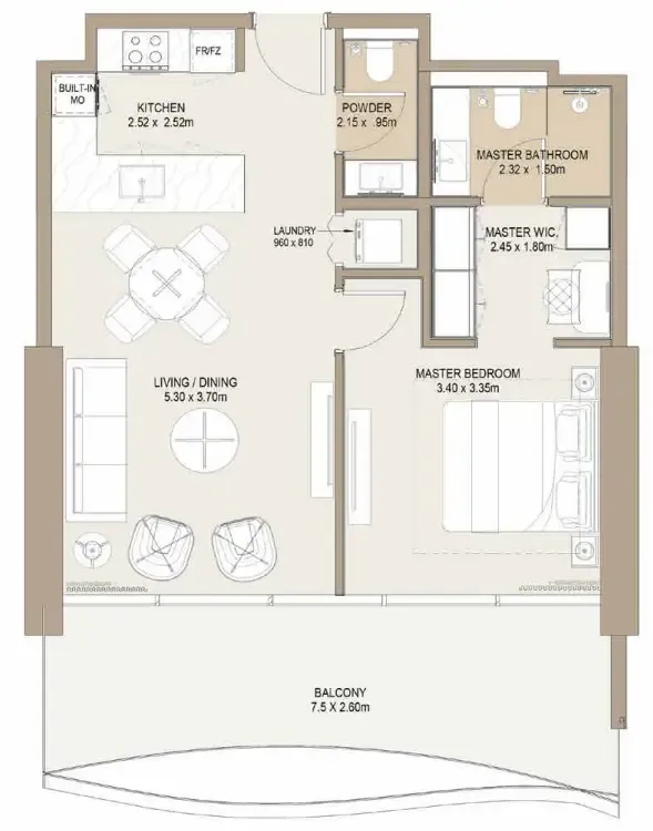 One Development Laguna Residence floor plan