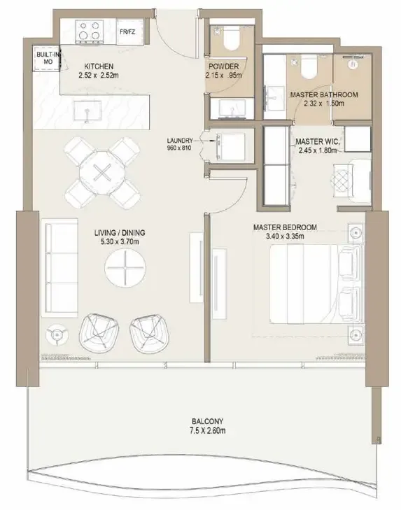 One Development Laguna Residence floor plan
