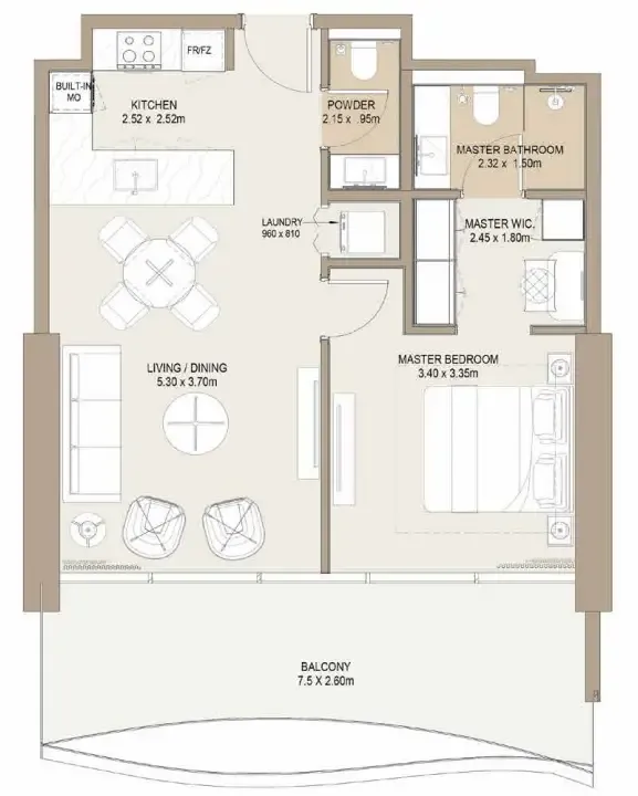 One Development Laguna Residence floor plan