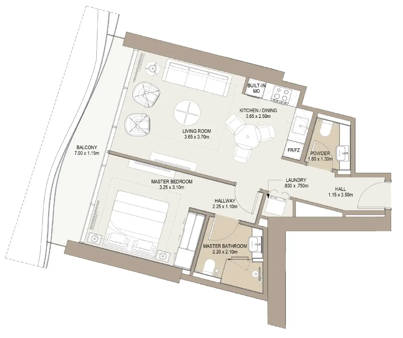 One Development Laguna Residence floor plan