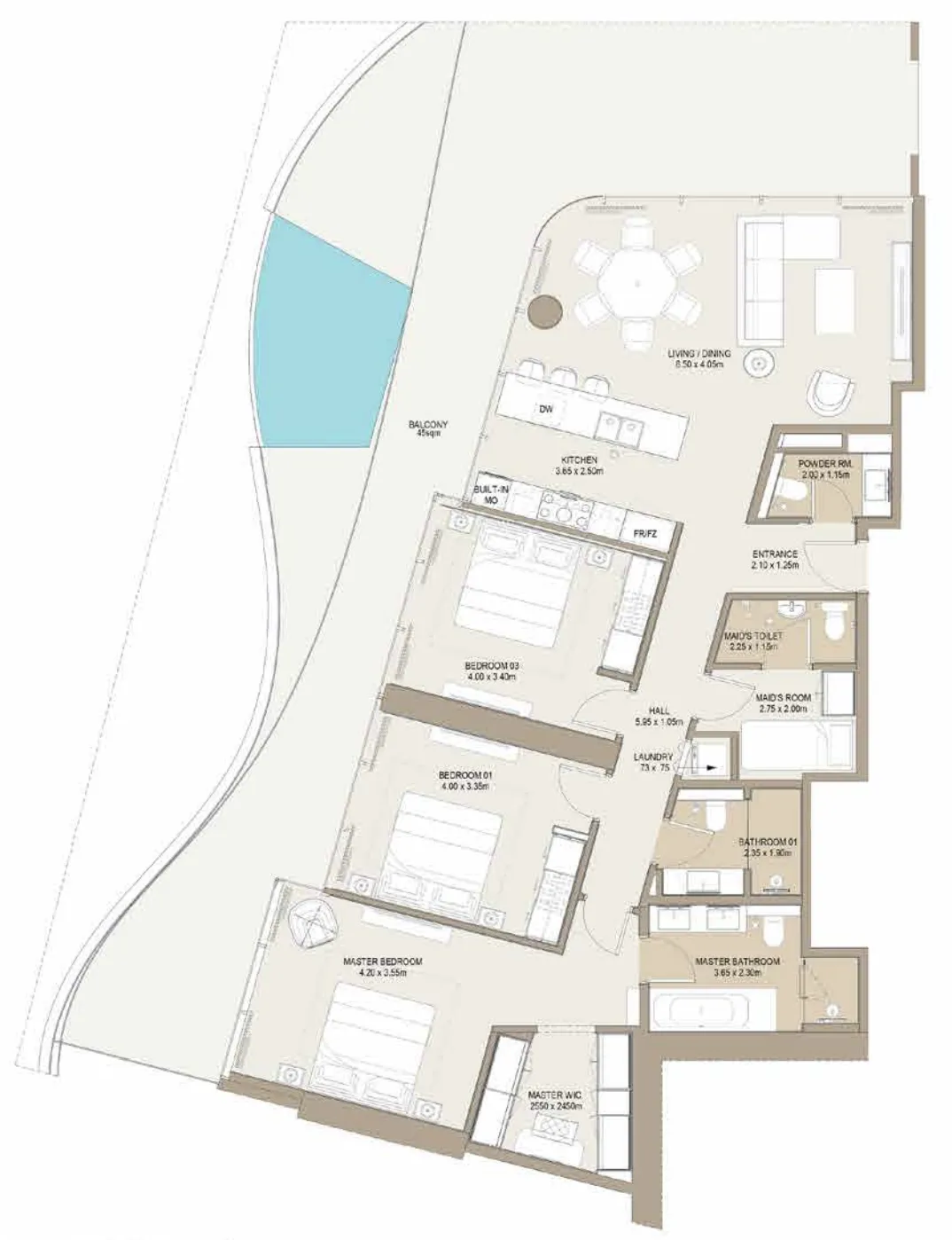 One Development Laguna Residence floor plan