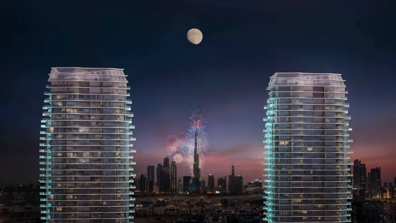 Exterior at Laguna Residence in City Of Arabia Dubai