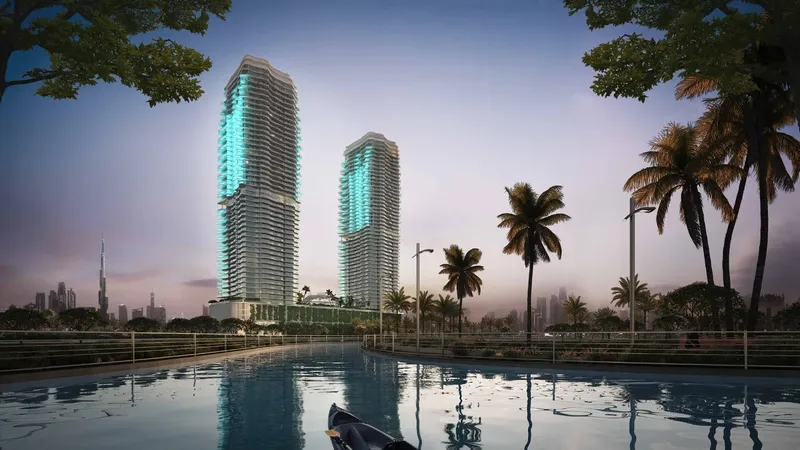 Exterior at Laguna Residence in City Of Arabia Dubai