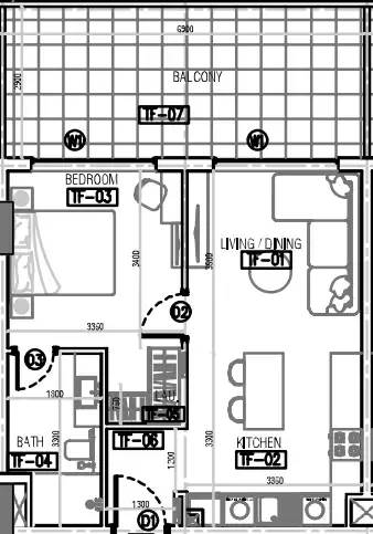 Laya Developers (Akshara Global) Laya Courtyard floor plan