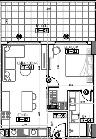 Laya Developers (Akshara Global) Laya Courtyard floor plan