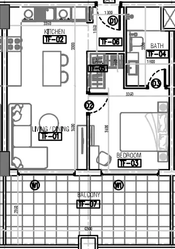 Laya Developers (Akshara Global) Laya Courtyard floor plan