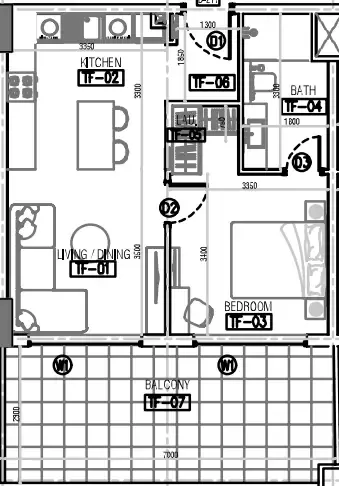Laya Developers (Akshara Global) Laya Courtyard floor plan