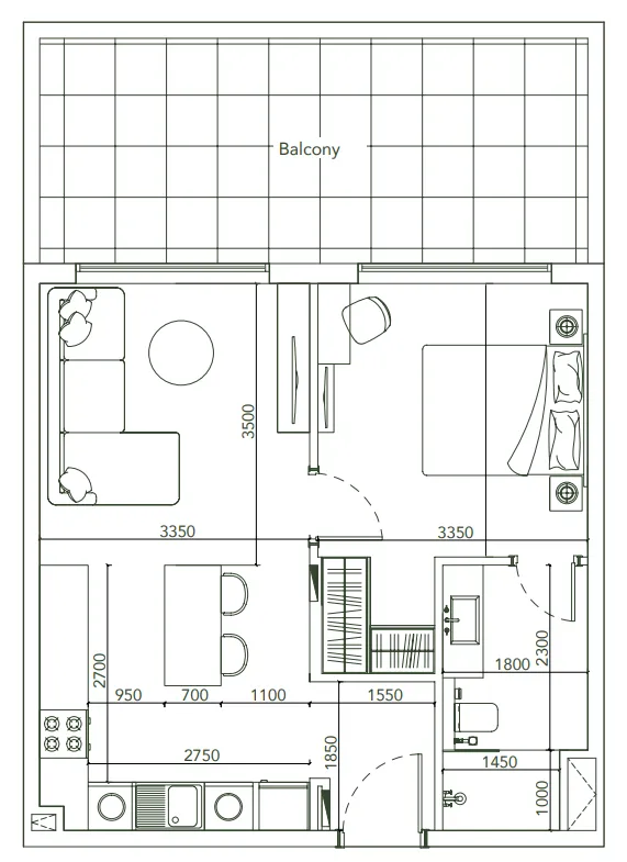 Laya Developers (Akshara Global) Laya Courtyard floor plan
