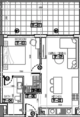 Laya Developers (Akshara Global) Laya Courtyard floor plan