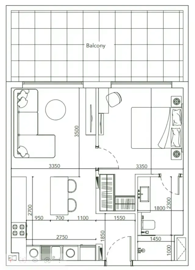 Laya Developers (Akshara Global) Laya Courtyard floor plan