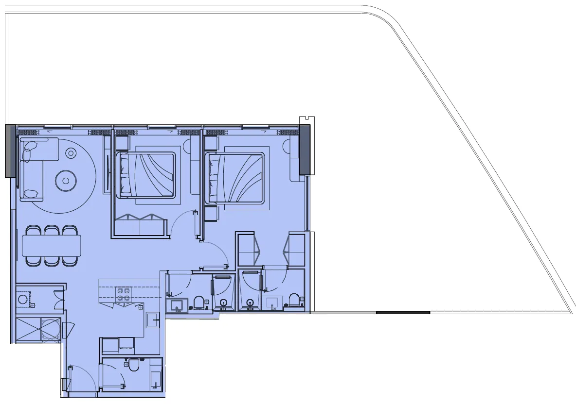 Imtiaz Development Le Blanc floor plan