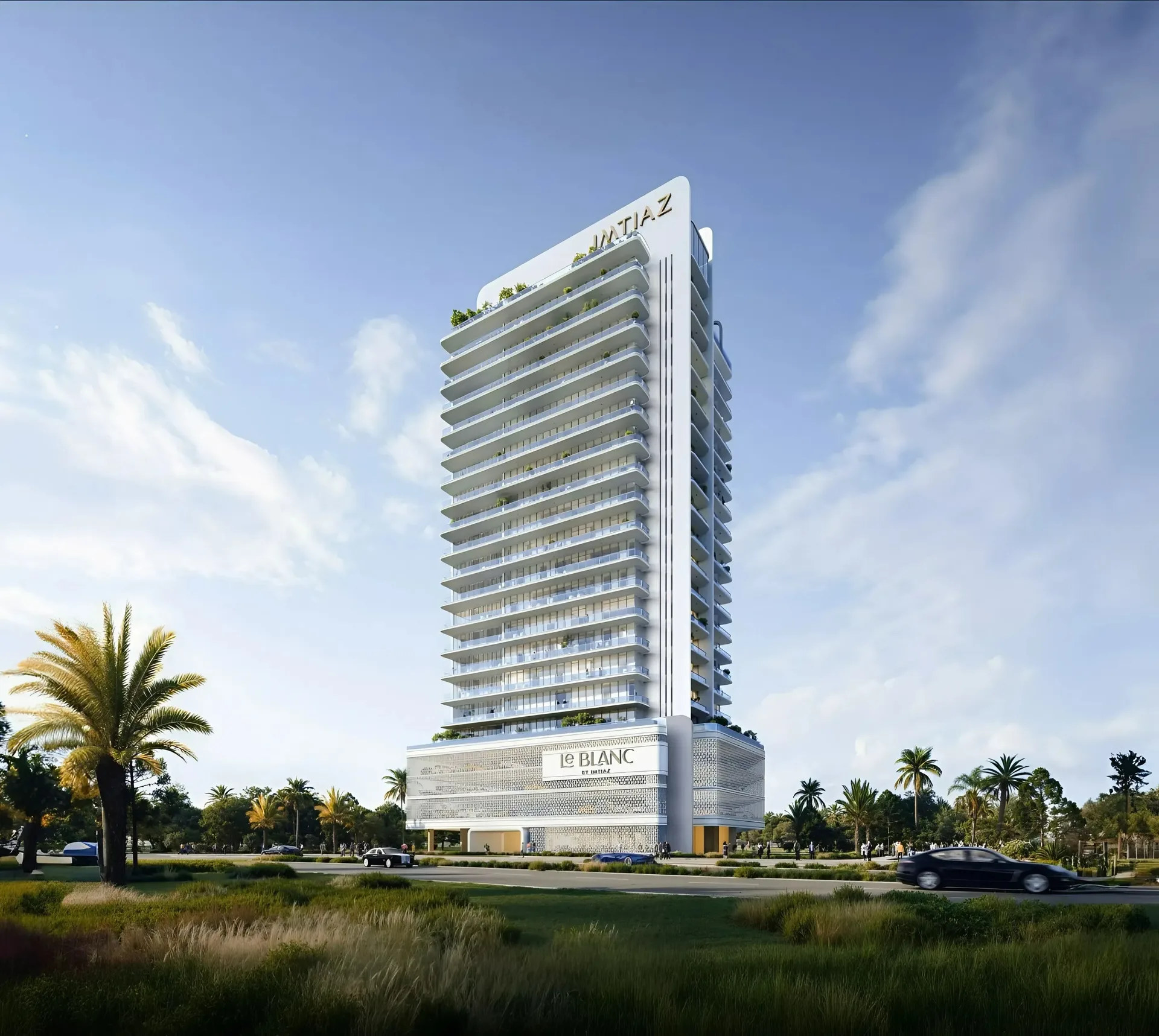 Exterior at Le Blanc in Dubai Land Residence Complex Dubai