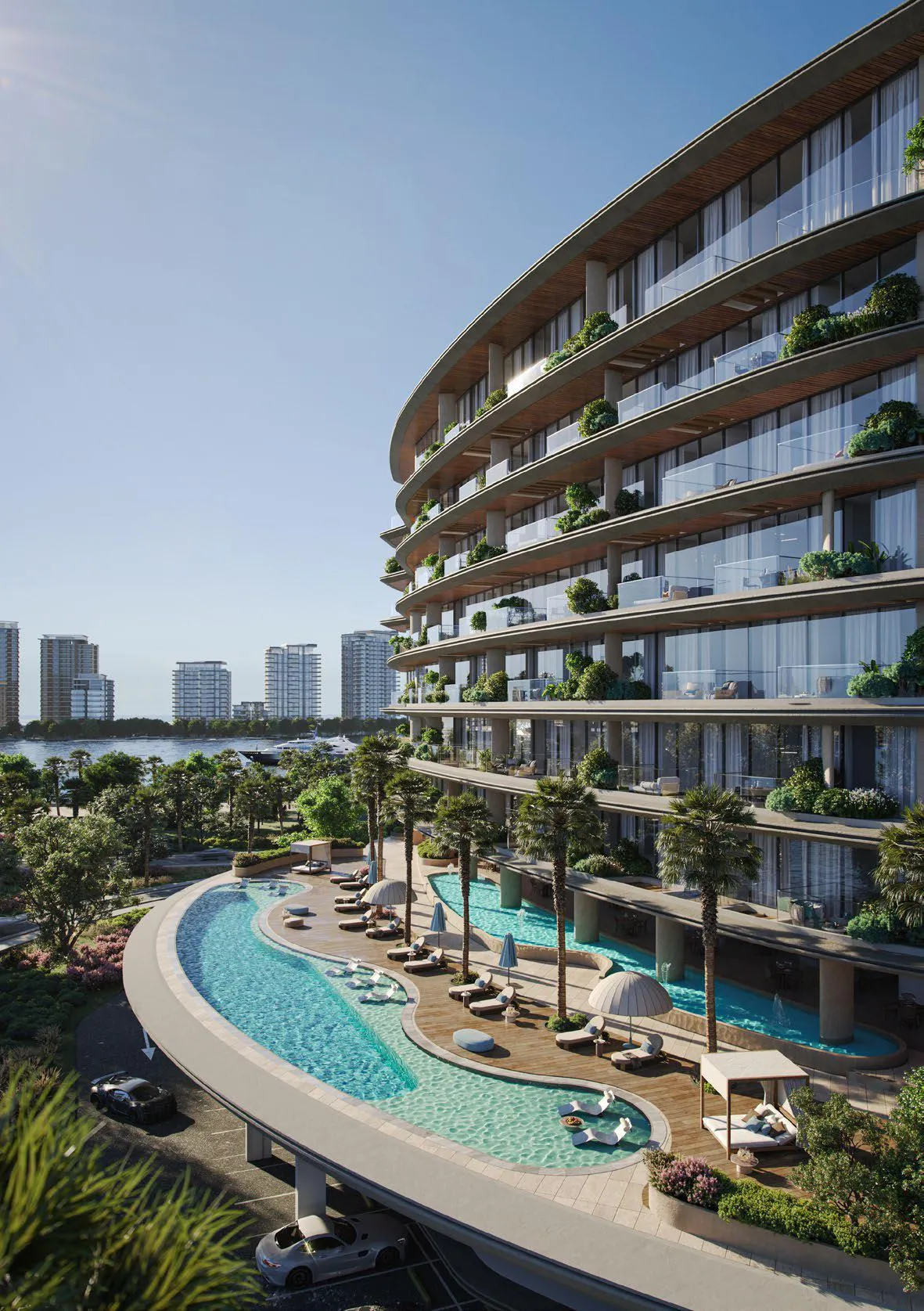 Exterior at Lia by Avenew Development in Dubai