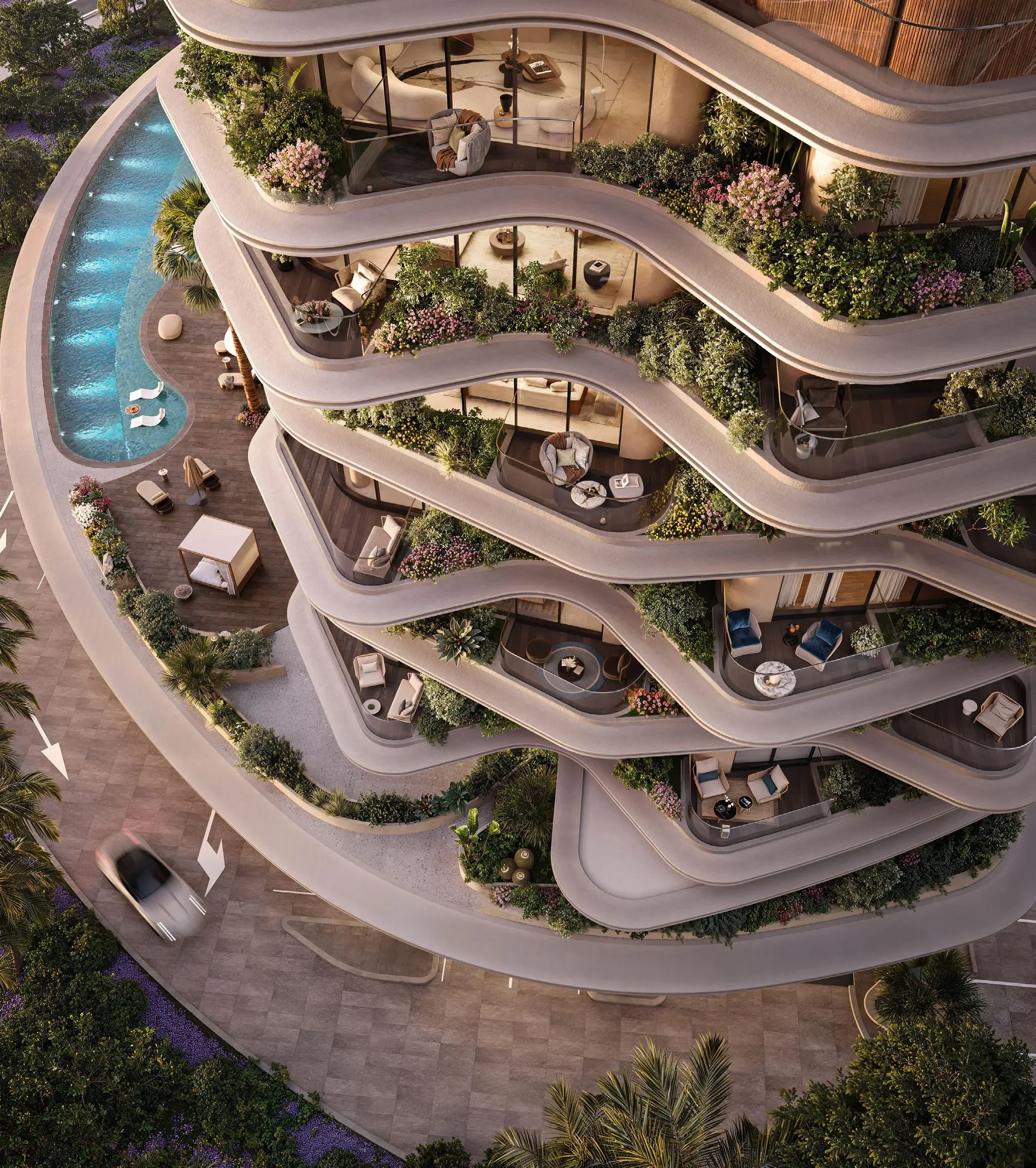 Exterior at Lia by Avenew Development in Dubai