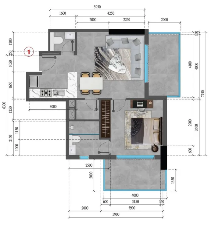 Tiger Group Lilium Tower floor plan