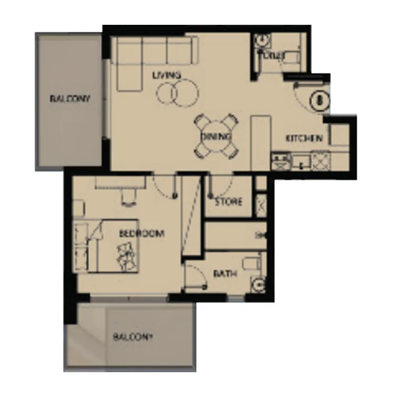Tiger Group Lilium Tower floor plan