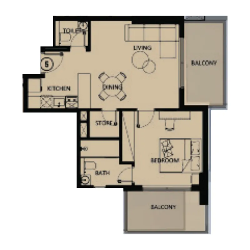 Tiger Group Lilium Tower floor plan