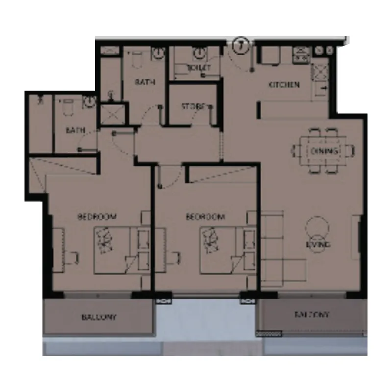 Tiger Group Lilium Tower floor plan