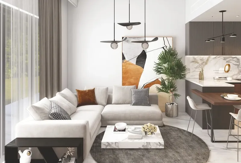 Interior at Lilium Tower in JVT (Jumeirah Village Triangle) Dubai