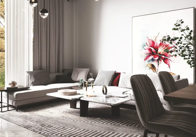Interior at Lilium Tower in JVT (Jumeirah Village Triangle) Dubai