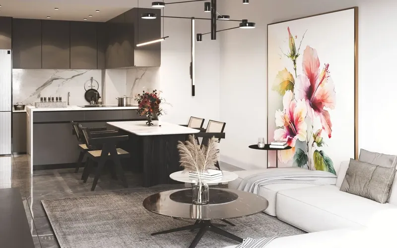 Interior at Lilium Tower in JVT (Jumeirah Village Triangle) Dubai