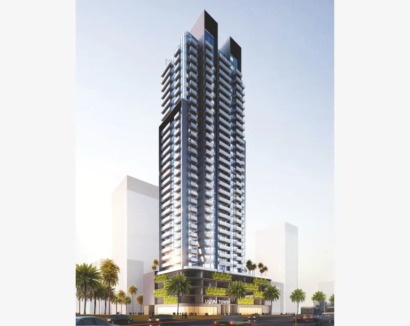 Exterior at Lilium Tower in JVT (Jumeirah Village Triangle) Dubai