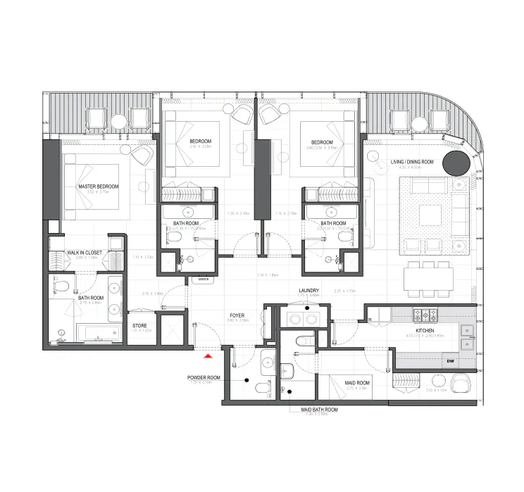 Alef Group Linar floor plan