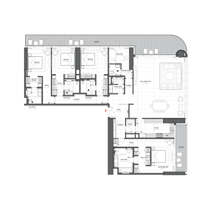 Alef Group Linar floor plan