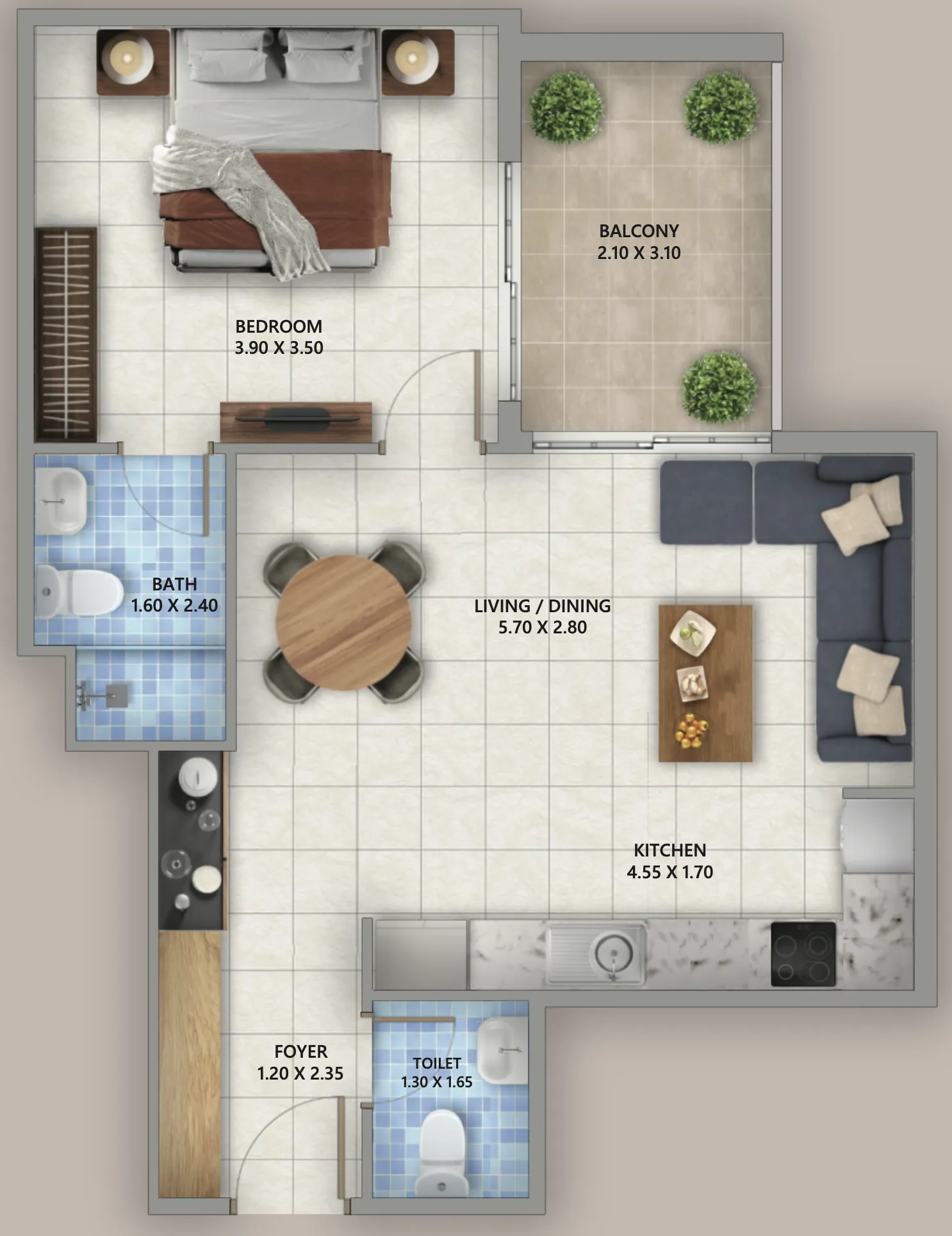BlackSoil Real Estate Development LLC Linden Residences floor plan