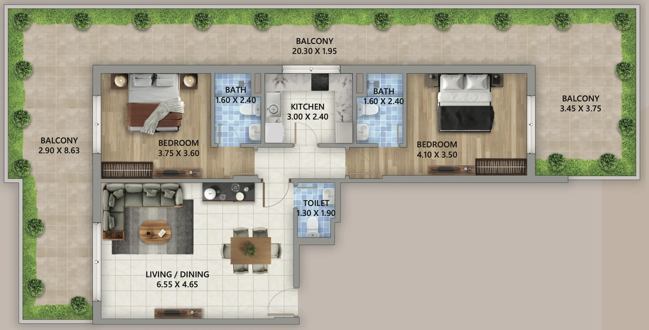 BlackSoil Real Estate Development LLC Linden Residences floor plan