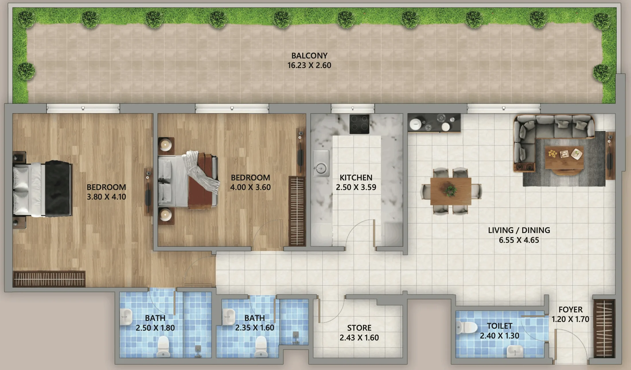 BlackSoil Real Estate Development LLC Linden Residences floor plan