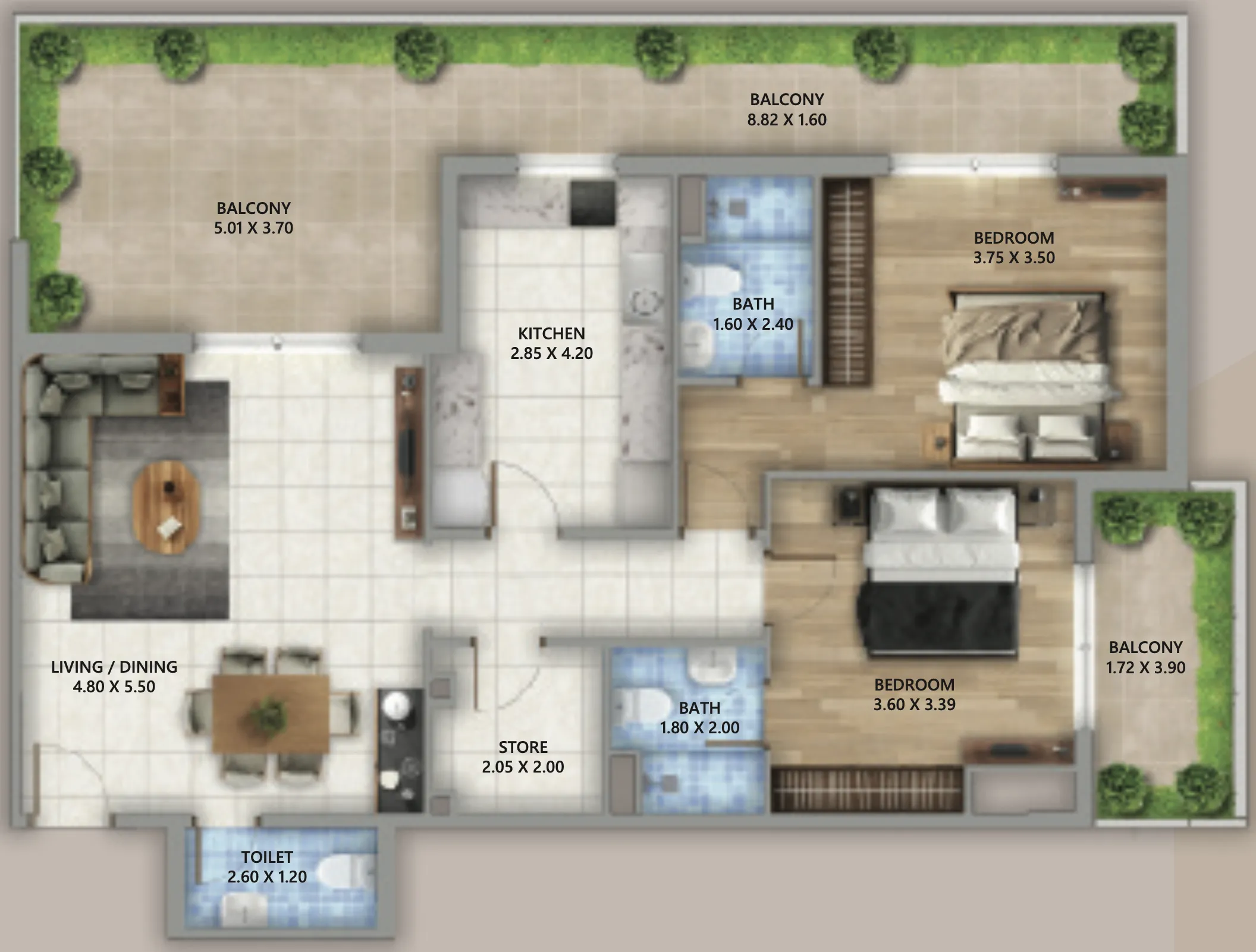 BlackSoil Real Estate Development LLC Linden Residences floor plan