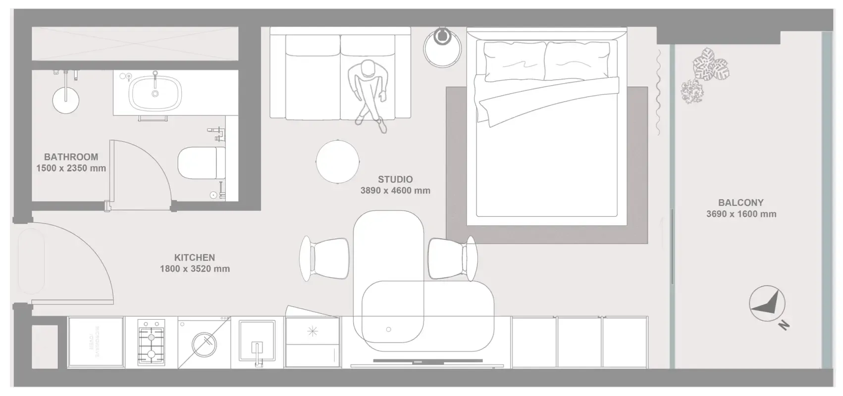 HOLM Developments Linea by Holm floor plan