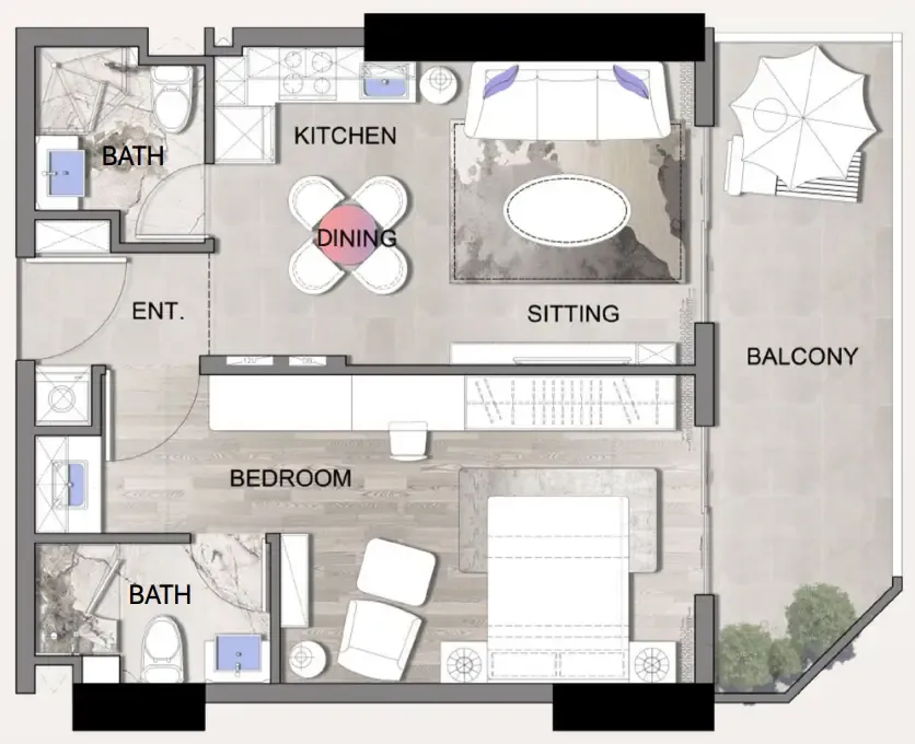 Lion Stone Properties Listone Residence floor plan