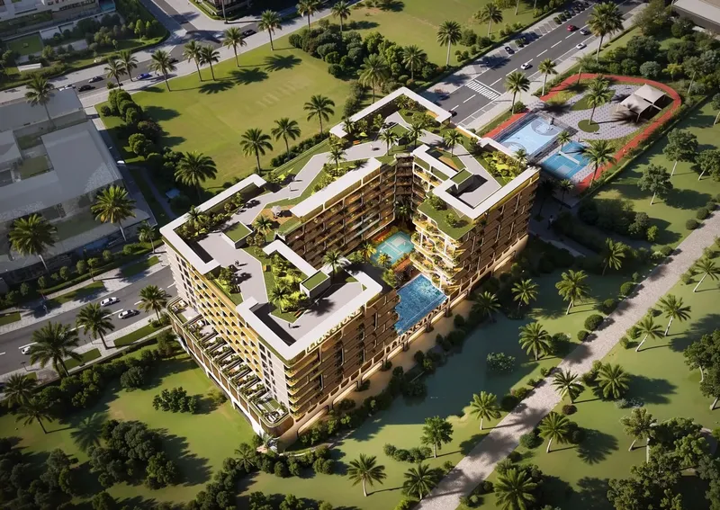 Exterior at Listone Residence in Dubai International City Dubai