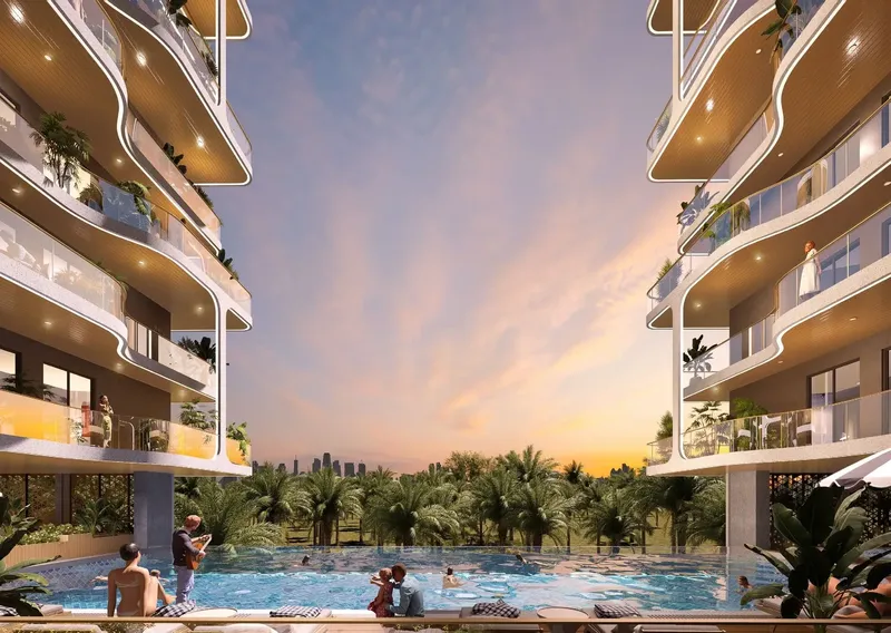 Exterior at Listone Residence in Dubai International City Dubai