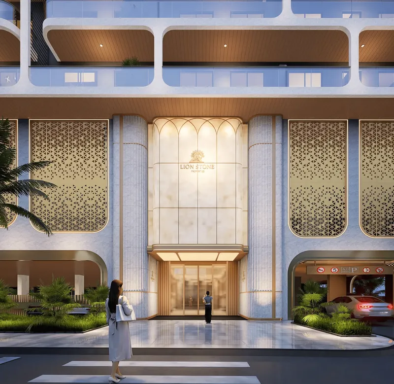 Exterior at Listone Residence in Dubai International City Dubai
