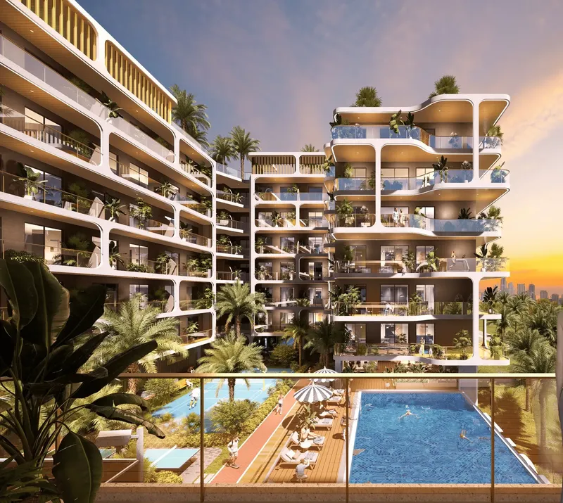 Exterior at Listone Residence in Dubai International City Dubai