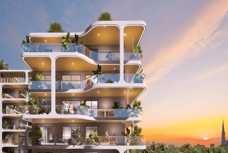 Exterior at Listone Residence in Dubai International City Dubai