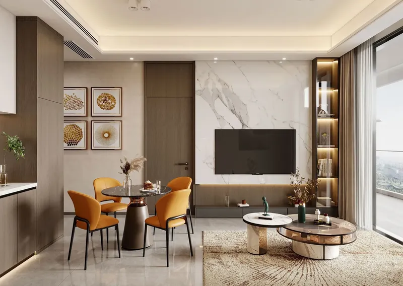 Interior at Listone Residence in Dubai International City Dubai