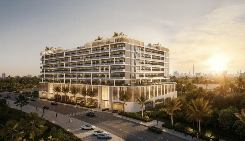 Exterior at Listone Residence in Dubai International City Dubai