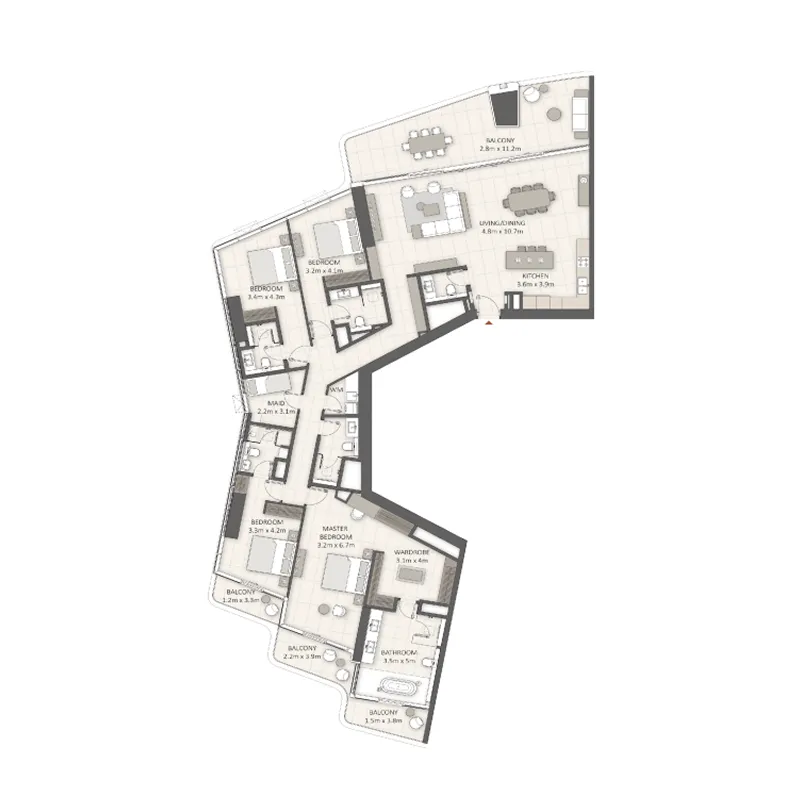 LIV LIV Lux floor plan