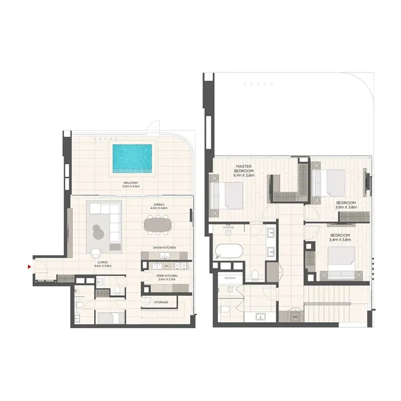 LIV LIV Maritime floor plan