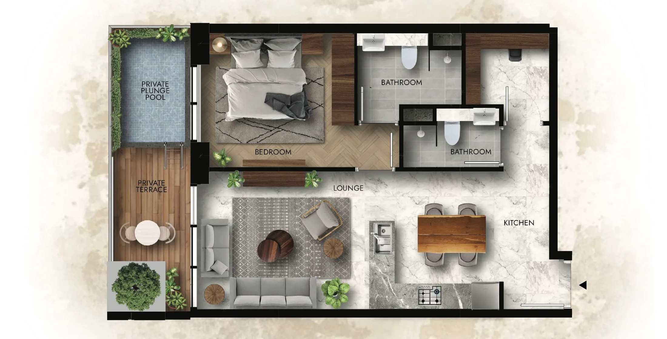 Lucky Aeon Lucky Royale Residence floor plan