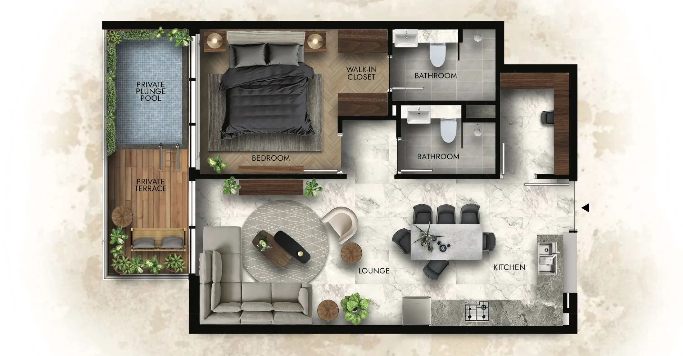 Lucky Aeon Lucky Royale Residence floor plan