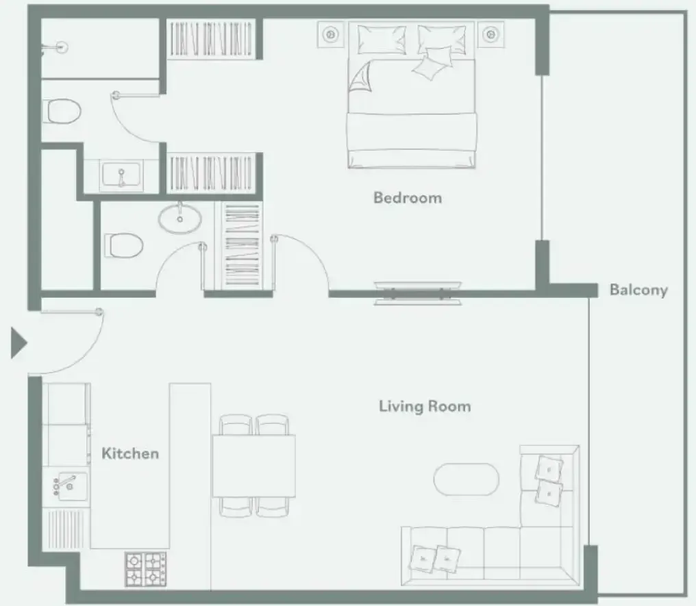 TownX Luma Park Views floor plan