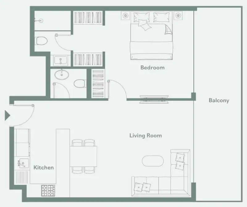 TownX Luma Park Views floor plan